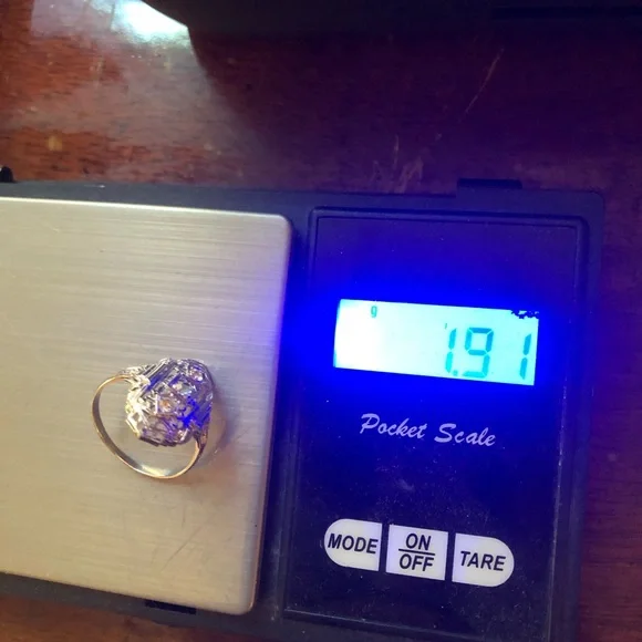 Vintage 14k filigree shield ring - Picture 9 of 9